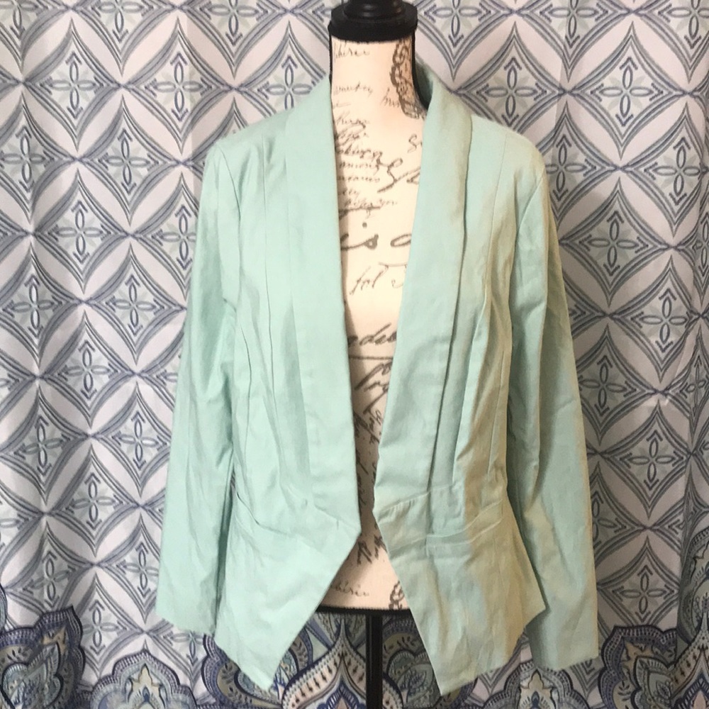 COPY - Torrid seafoam Blazer